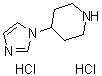 结构式 CAS# 403492-40-0, 4-(1H-咪唑-1-基)哌啶二盐酸盐