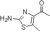 结构式 CAS# 40353-62-6, 1-(2-氨基-5-甲基-4-噻唑基)乙酮