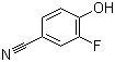 结构式 CAS# 405-04-9, 3-氟-4-羟基苯腈