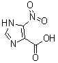 结构式 CAS# 40507-59-3, 5-硝基-4-咪唑羧酸