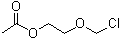 structure of CAS# 40510-88-1, 2-(Chloromethoxy)ethyl acetate;2-Acetoxyethyl chloromethyl ether