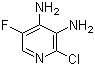 结构式 CAS# 405230-93-5, 2-氯-5-氟-3,4-吡啶二胺