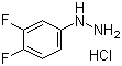 结构式 CAS# 40594-37-4, 3,4-二氟苯肼盐酸盐