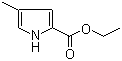 structure of CAS# 40611-85-6, Ethyl 4-methyl-2-pyrrolecarboxylate;4-Methyl-1H-pyrrole-2-carboxylic acid ethyl ester