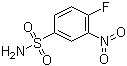 结构式 CAS# 406233-31-6, 3-硝基-4-氟苯磺酰胺