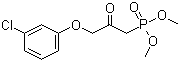 structure of CAS# 40665-94-9, Dimethyl 3-(3-chlorophenoxy)-2-oxopropylphosphonate;1-(3-chlorophenoxy)-3-dimethoxyphosphorylpropan-2-one