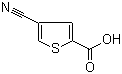 structure of CAS# 406719-77-5, 4-Cyanothiophene-2-carboxylic acid