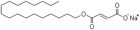 Sodium stearyl fumarate molecular structure (CAS 4070-80-8)
