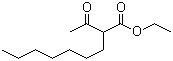 结构式 CAS# 40778-30-1, 2-庚基乙酰乙酸乙酯; 2-乙酰基壬酸乙酯