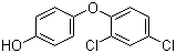 结构式 CAS# 40843-73-0, 4-(2,4-二氯苯氧基)苯酚