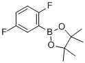 structure of CAS# 408492-25-1, 2-(2,5-Difluorophenyl)-4,4,5,5-tetramethyl-1,3,2-dioxaborolane