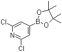 结构式 CAS# 408492-27-3, 2,6-二氯吡啶-4-硼酸频哪醇酯