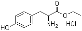 structure of CAS# 4089-07-0, Ethyl L-tyrosinate hydrochloride;L-Tyrosine ethyl ester hydrochloride