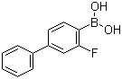 结构式 CAS# 409108-13-0, 3-氟-4-联苯硼酸