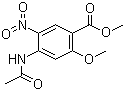 Methyl 4-(acetylamino)-2-methoxy-5-nitrobenzoate molecular structure (CAS 4093-41-8)
