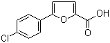 结构式 CAS# 41019-45-8, 5-(4-氯苯基)-2-糠酸