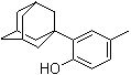 结构式 CAS# 41031-50-9, 2-金刚烷基-4-甲基苯酚