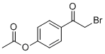 structure of CAS# 41104-10-3, 4-(2-Bromoacetyl)phenyl acetate