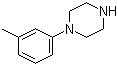 结构式 CAS# 41186-03-2, 1-(3-甲基苯基)哌嗪