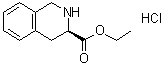 structure of CAS# 41220-49-9, (R)-1,2,3,4-Tetrahydroisoquinoline-3-carboxylic acid ethyl ester hydrochloride
