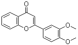 structure of CAS# 4143-62-8, 2-(3,4-Dimethoxyphenyl)-4H-chromen-4-one;3',4'-Dimethoxyflavone