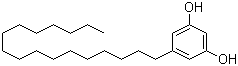 structure of CAS# 41442-57-3, 5-Heptadecylresorcinol;5-n-Heptadecylresorcinol