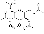 结构式 CAS# 4163-65-9, alpha-D-五乙酰甘露糖