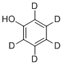 结构式 CAS# 4165-62-2, 苯酚-d5