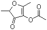结构式 CAS# 4166-20-5, 呋喃酮乙酸酯