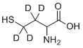 structure of CAS# 416845-90-4, DL-Homocysteine-d4;Homocysteine-?3,?3,?4,?4-?d4;2-Amino-3,3,4,4-tetradeuterio-4-sulfanylbutanoic acid