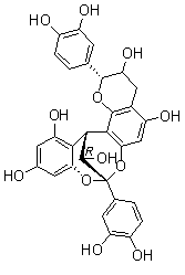 Procyanidin A2 molecular structure (CAS 41743-41-3)