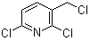 structure of CAS# 41789-37-1, 2,6-Dichloro-3-(chloromethyl)pyridine;2,6-Dichloro-3-picolyl chloride; 2,6-Dichloro-3-pyridylmethyl chloride; 3-(Chloromethyl)-2,6-dichloropyridine