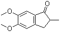 structure of CAS# 4191-17-7, 5,6-Dimethoxy-2-methylindan-1-one