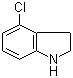 结构式 CAS# 41910-64-9, 4-氯吲哚啉; 4-氯-2,3-二氢-1H-吲哚
