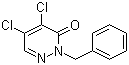 结构式 CAS# 41933-33-9, 2-苄基-4,5-二氯哒嗪-3(2H)-酮