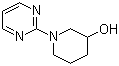 structure of CAS# 419556-92-6, 1-(2-Pyrimidinyl)-3-piperdinol