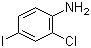 structure of CAS# 42016-93-3, 2-Chloro-4-iodoaniline