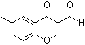 结构式 CAS# 42059-81-4, 6-甲基-4-氧代-4H-苯并吡喃-3-甲醛