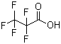 结构式 CAS# 422-64-0, 五氟丙酸; 全氟丙酸