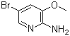结构式 CAS# 42409-58-5, 2-氨基-3-甲氧基-5-溴吡啶