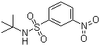 结构式 CAS# 424818-25-7, N-叔丁基-3-硝基苯磺酰胺