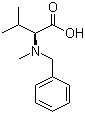 结构式 CAS# 42492-62-6, N-苄基-N-甲基-L-缬氨酸