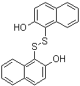 结构式 CAS# 42521-82-4, 二(2-羟基-1-萘基)二硫醚