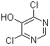 structure of CAS# 425394-89-4, 4,6-Dichloro-5-hydroxypyrimidine;4,6-Dichloro-5-pyrimidinol