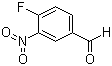 结构式 CAS# 42564-51-2, 4-氟-3-硝基苯甲醛