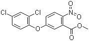 structure of CAS# 42576-02-3, Bifenox;Methyl 5-(2,4-dichlorophenoxy)-2-nitrobenzoate