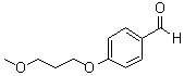 结构式 CAS# 42580-35-8, 4-(3-甲氧基丙氧基)苯甲醛