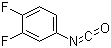 structure of CAS# 42601-04-7, 3,4-Difluorophenyl isocyanate;3,4-Difluoro-1-isocyanatobenzene; 1,2-Difluoro-4-(isocyanato)benzene