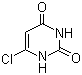 structure of CAS# 4270-27-3, 6-Chlorouracil;6-Chloro-2,4-(1H,3H)-pyrimidinedione; 4-Chloro-2,6-dihydroxypyrimidine