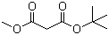 structure of CAS# 42726-73-8, tert-Butyl methyl malonate;Methyl tert-butyl malonate; Propanedioic acid 1,1-dimethylethyl methyl ester